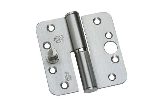 Afbeeldingen van Bsw veiligheids kogelpaumelle V RD BB 810 GV - rechts 89x89 afgerond - gegalvaniseerd 