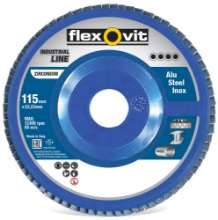 Afbeeldingen van Flexovit Vlaklamellenschijf - Ø110x22mm - korrel 40 Op=Op