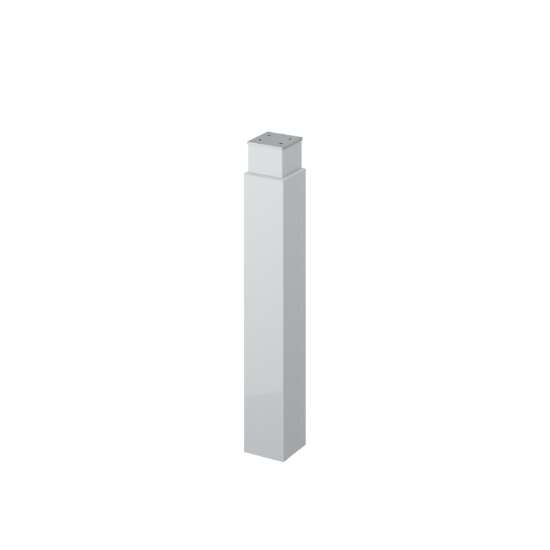 Afbeeldingen van Hettich LegaDrive, LegaDrive zuilen handmatige hoogteverstelling, 610 - 750,  aluminium, met poedercoating, wit