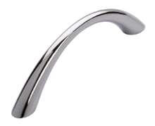 Afbeeldingen van Siro Meubelgreep metaal - boorafstand 96mm/L 113mm/H 27mm/B 11mm - chroom glanzend 