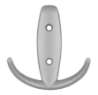 Afbeeldingen van Siro Kapstokhaak metaal - boorafstand 32mm/L 80mm/H 30mm/B 73mm - aluminium 