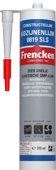 Afbeeldingen van Frencken Kozijnlijm - 310ml - beige