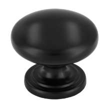 Afbeeldingen van Siro Meubelknop metaal - L 32mm/H 28mm/B 32mm - mat zwart 