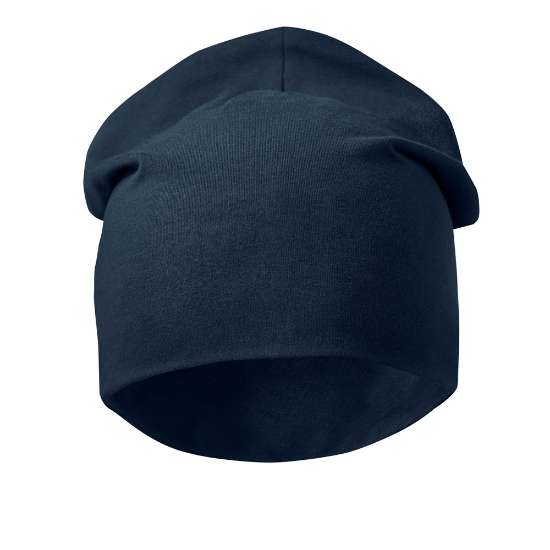 Afbeeldingen van Snickers katoen beanie 9014-9500 donker blauw