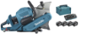 Afbeeldingen van Makita doorslijper CE001GL204 - XGT40 MAX 4x8.0Ah accu 355mm - inclusief duo-snellader in Mbox