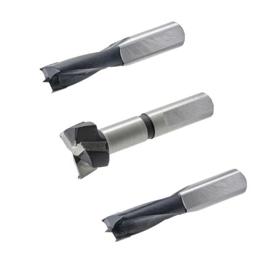 Afbeeldingen van Hettich Borenset VB 36 voor BlueMax Mini Modular Plus, BlueMax Mini Modular (1 x ø 20 mm rechts, 2 x ø 10 mm rechts)