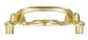 Afbeeldingen van Siro Hangende handgreep metaal - boorafstand 64mm/L 74mm/H 19mm/B 47mm messing glanzend 