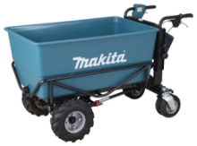 Afbeeldingen van Makita accu kruiwagen DCU605Z - 2x18V LXT - met laadbak zonder accu en lader in krat