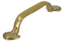 Afbeeldingen van Siro Meubelgreep metaal - boorafstand 96mm/L 146mm/H 23mm/B 28mm - antiek messing 