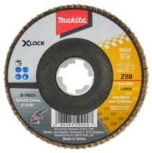 Afbeeldingen van Makita schuurschijf X-LOCK - Ø125mm - korrel 80 