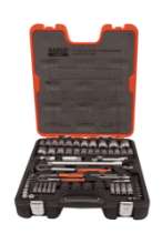Afbeeldingen van Bahco doppenset 1/4", 1/2" 77 delig (S800)