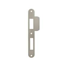 Afbeeldingen van INTERSTEEL Sluitplaat 192x25x1,5mm tbv 72pc SKG sluitkom, afgerond met korte lip, DIN links rvs 9508