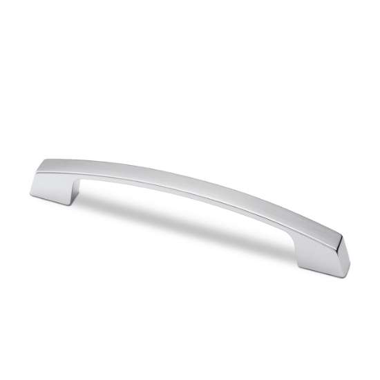 Afbeeldingen van Hettich Greep Fectio, boorafstand 160, L 210 mm, B 15 mm, H 29 mm, Mat verchroomd