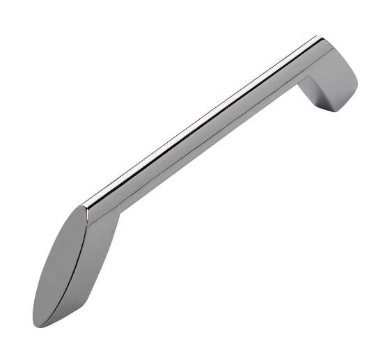 Afbeeldingen van Siro Meubelgreep metaal - boorafstand 160mm/L 192mm/H 33mm/B 12mm chroom glanzend 