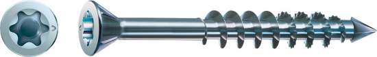 Afbeeldingen van Spax-M 4.5x50 T20 spaanplaatschroef - platkop - elektrolytisch verzinkt Op=Op