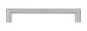 Afbeeldingen van Siro Meubelgreep metaal - boorafstand 160mm/L 172mm/H 32mm/B 12mm - RVS 
