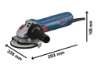 Afbeeldingen van Bosch GWS 12125 doos