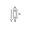 Afbeeldingen van Axa onderlegplaatje 3305-60-95 - 6mm-32mm 