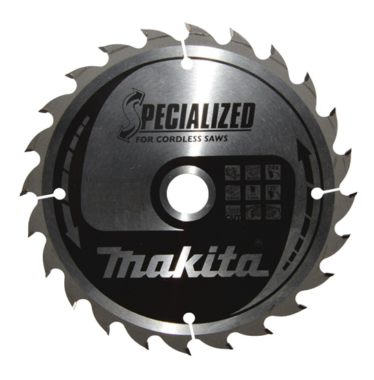 Afbeeldingen van Makita zaagblad - Ø165x20mm 24 tands 20° - voor hout 