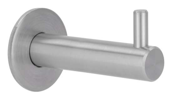Afbeeldingen van Siro Kapstokhaak metaal - L 38mm/H 62mm/B 35mm RVS 