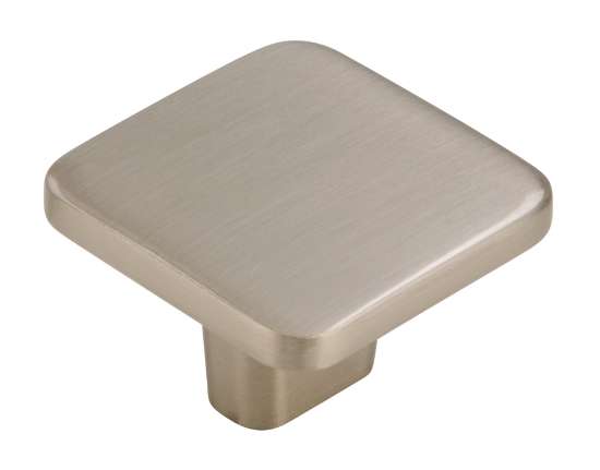 Afbeeldingen van Siro Meubelknop metaal - L 33mm/H 22mm/B 33mm RVS effect 