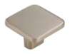 Afbeeldingen van Siro Meubelknop metaal - L 33mm/H 22mm/B 33mm RVS effect 
