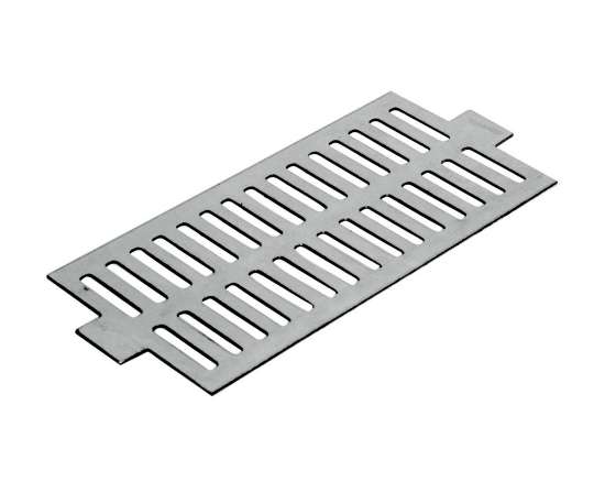 Afbeeldingen van GB Bodegraven Vloerrooster/Luchtrooster 220x110 Zink-Magnesium