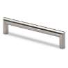 Afbeeldingen van Hettich Greep Narona, boorafstand 128, L 140 mm, H 30 mm, ø 12 mm, roestvrij staal geborsteld