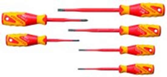 Afbeeldingen van GEDORE VDE-Schroevendraaierset SLIM DRIVE 6-delig VDE 2162-2172 PZ-06