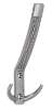 Afbeeldingen van Siro Kapstokhaak metaal - boorafstand 32mm/L 148mm/H 66mm/B 60mm antiek zilver 