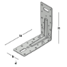 Afbeeldingen van GB Hoekanker met ril 150x150 60x2,5 Zink-Magnesium