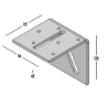 Afbeeldingen van GB Hoekanker zwaar 80x80 72x4 Zink-Magnesium