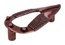 Afbeeldingen van Siro Meubelgreep metaal - boorafstand 64mm/L 86mm/H 23mm/B 47mm - antiek koper 