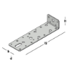 Afbeeldingen van GB hoekanker - 40x200mm 60x2,5 sendzimir verzinkt