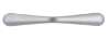 Afbeeldingen van Siro Meubelgreep metaal - boorafstand 64mm/L 71mm/H 21mm/B 9mm chroom mat 