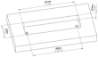 Afbeeldingen van Siro Schelpgreep metaal - boorafstand 96mm/L 112mm/H 13mm/B 38mm messing glanzend/ mat 