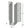 Afbeeldingen van GB raveeldrager I-ligger - 45x200x1,25mm - sendzimir verzinkt