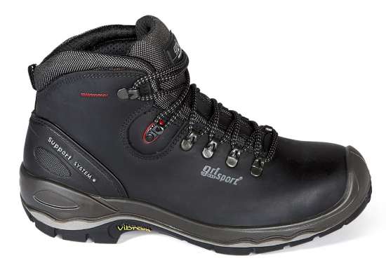 Afbeeldingen van Grisport Schoen 72049L S3 Maat 39 Hoog Zwart/Rood