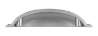 Afbeeldingen van Siro Schelpgreep metaal - boorafstand 64mm/L 93mm/H 20mm/B 27mm chroom glanzend 