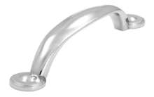 Afbeeldingen van Siro Meubelgreep metaal - boorafstand 96mm/L 136mm/H 25mm/B 20mm chroom glanzend 
