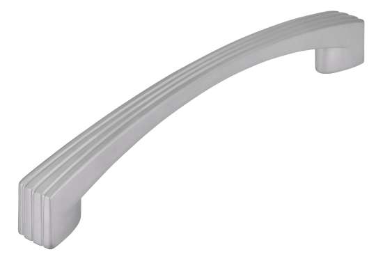 Afbeeldingen van Siro Meubelgreep metaal - boorafstand 128mm/L 153mm/H 27mm/B 14mm - chroom mat 