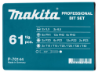 Afbeeldingen van Makita Schroefbitset 61-Dlg P-70144
