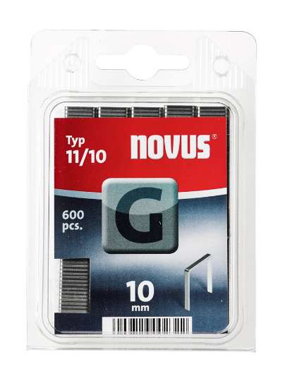 Afbeeldingen van Novus vlakdraad nieten G 11/10mm 600st.