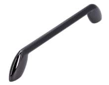 Afbeeldingen van Siro Meubelgreep metaal - boorafstand 160mm/L 192mm/H 30mm/B 12mm zwart chroom glanzend 