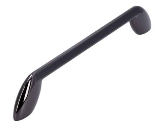 Afbeeldingen van Siro Meubelgreep metaal - boorafstand 160mm/L 192mm/H 30mm/B 12mm zwart chroom glanzend 