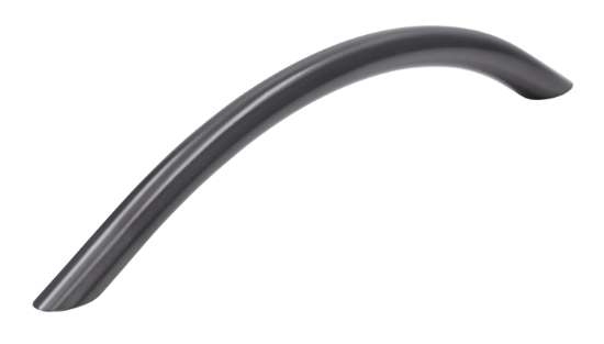 Afbeeldingen van Siro Meubelgreep metaal - boorafstand 192mm/L 223mm/H 35mm/B 10mm grafiet zwart donker 