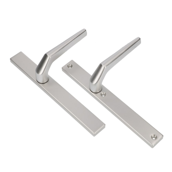 Afbeeldingen van Ami Smalschild 245/30 Deurkruk 357 vastdraaibaar M5/R5,5 - Blind Deurdikte 53/57mm - F1 