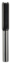 Afbeeldingen van Makita groeffrees - Ø8x25.4mm - schacht Ø6mm 2 beitels