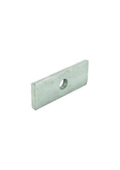 Afbeeldingen van GB plaat - 100x40x8mm - thermisch verzinkt