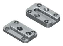 Afbeeldingen van GB blinde houtverbinding - 50x30x12mm 50x80mm - aluminium